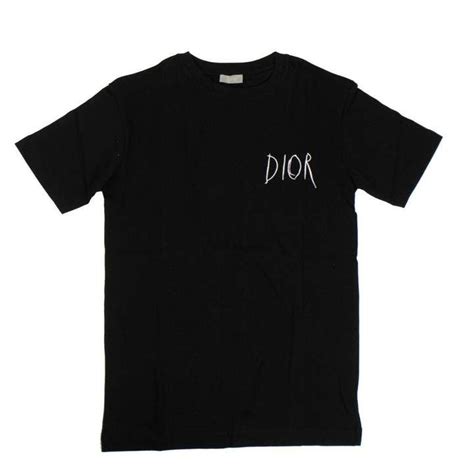 black t shirt dior|christian Dior t shirt black.